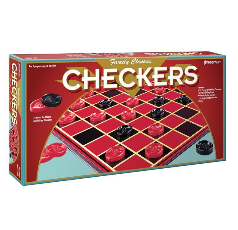 Family Classics Checkers - WiredVillage Games - Wiredvillage Games